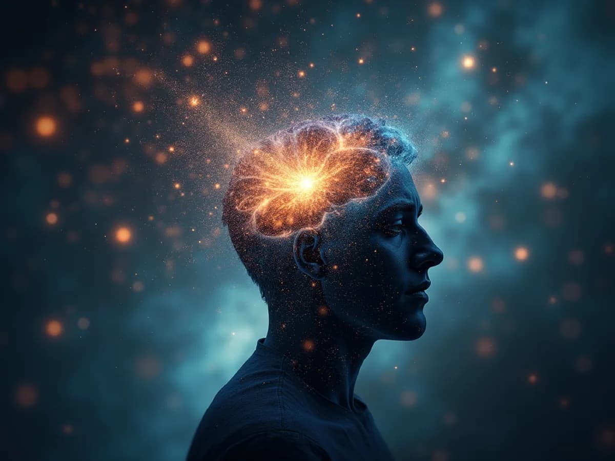 A mind walks out of its own skull.
